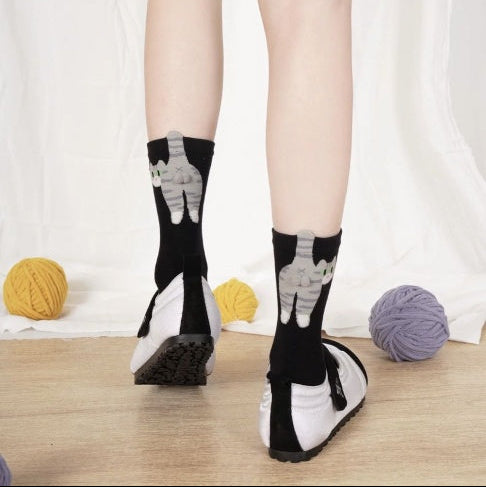 Funny Cat Butt Socks