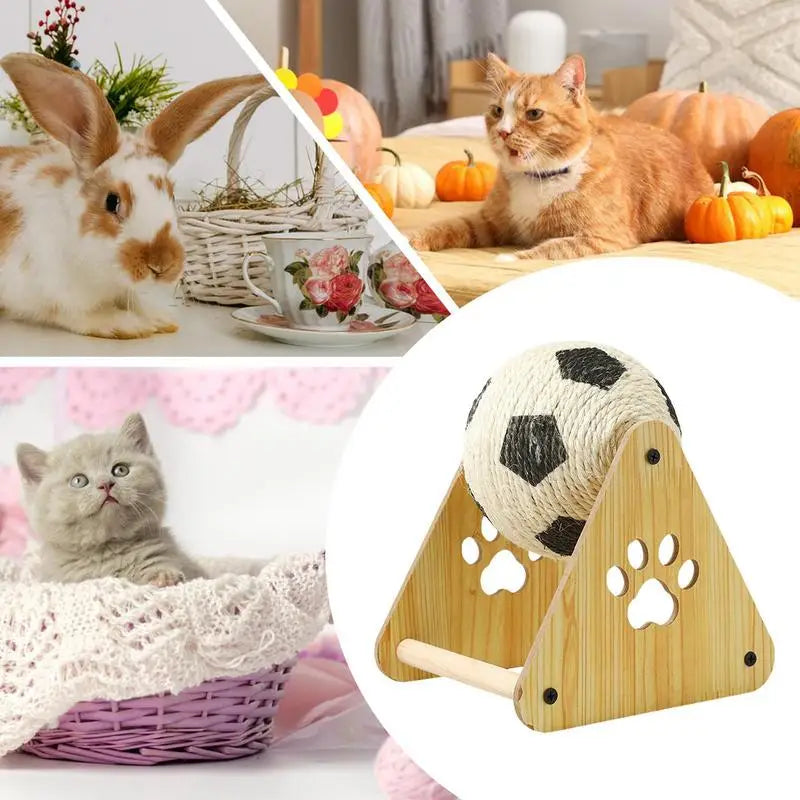 Cat Scratching Ball