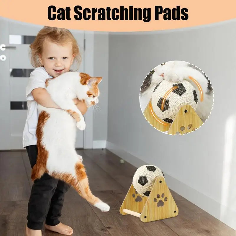 Cat Scratching Ball