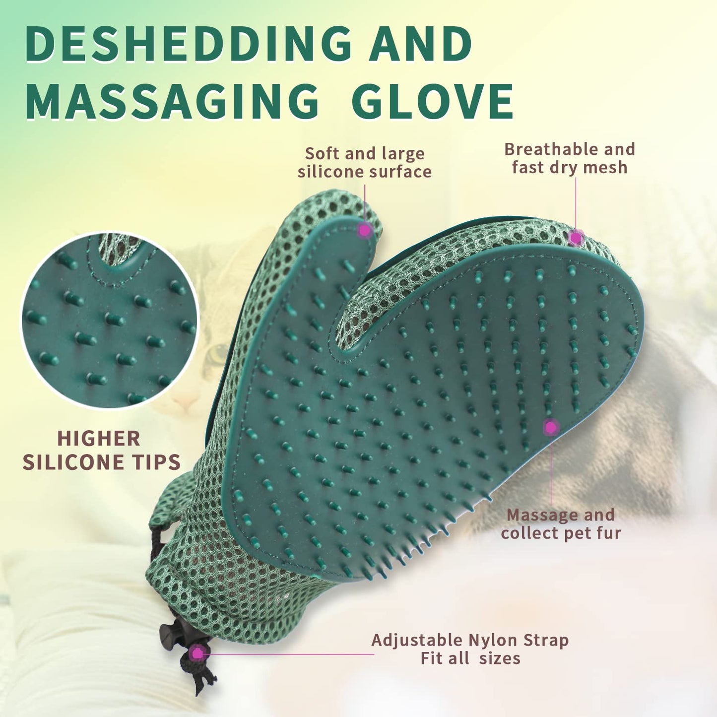 Pet Grooming & Cleaning Glove