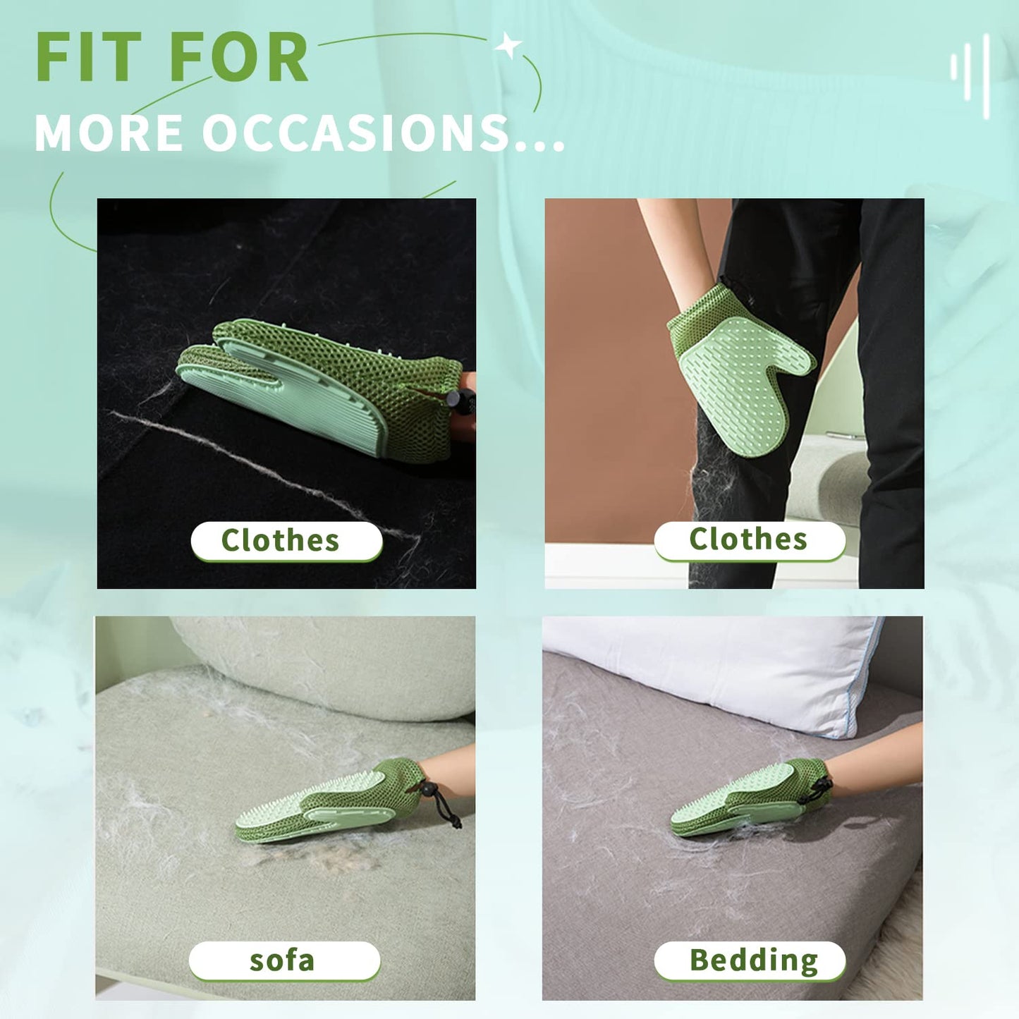 Pet Grooming & Cleaning Glove