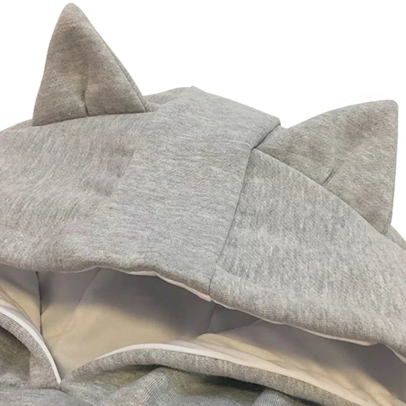 Cat Lovers Cuddle Pouch Hoodie YourCatGoodies