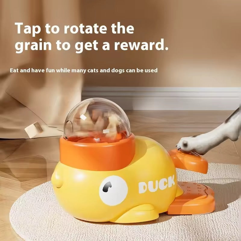 Yellow Duck Interactive Cat Toy
