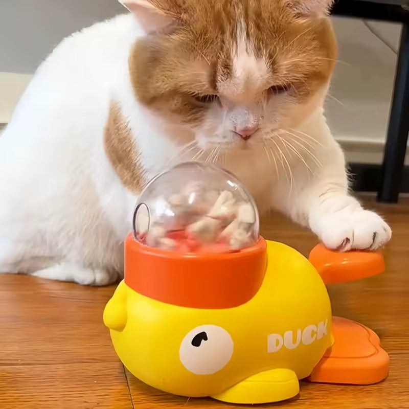 Yellow Duck Interactive Cat Toy