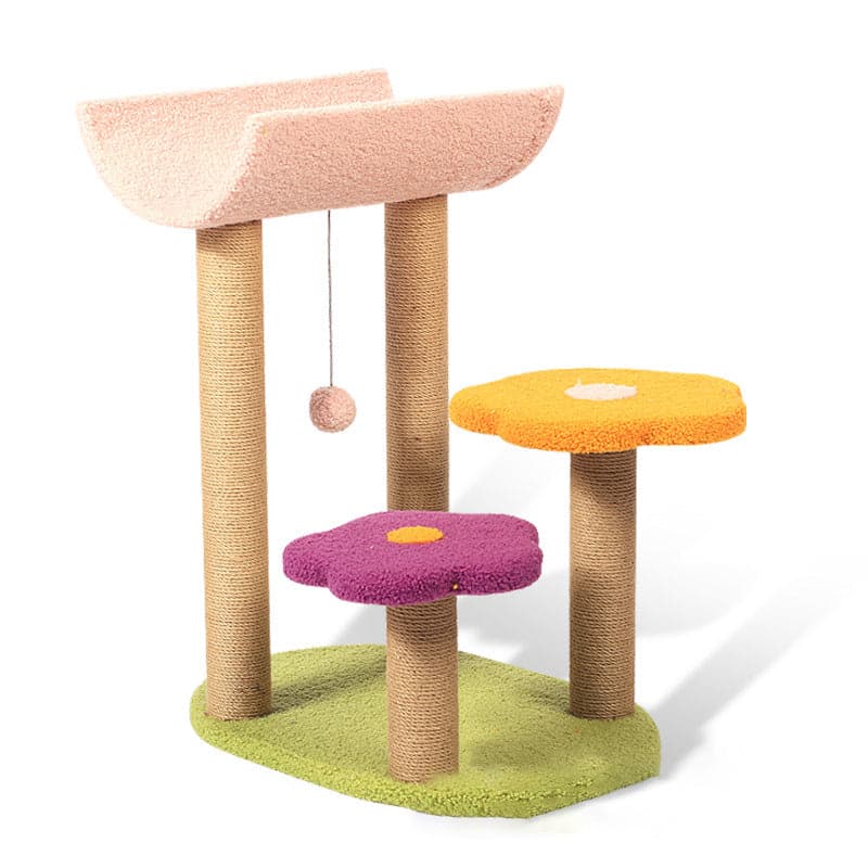 Cartoon flower Cat Scratching Post YourCatGoodies