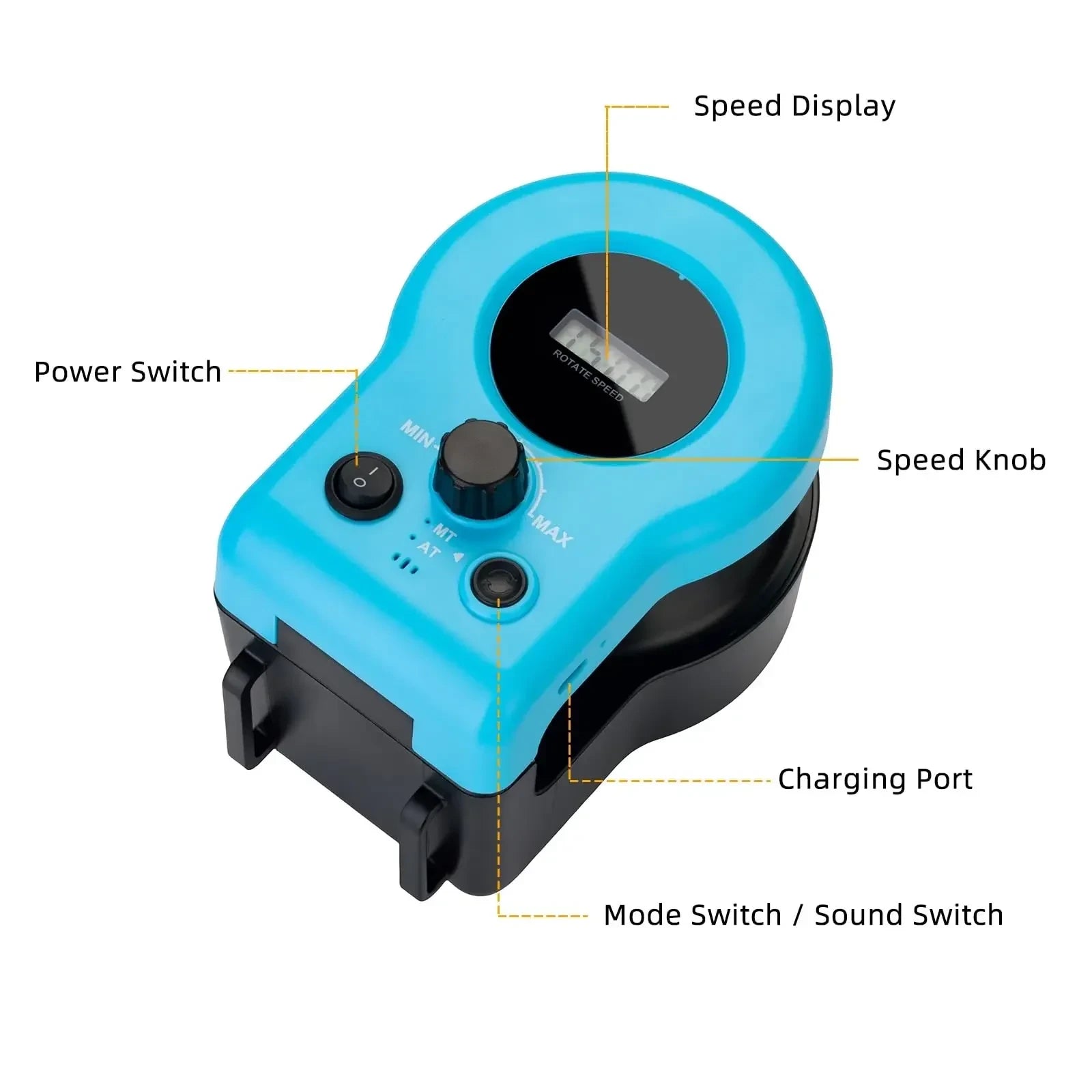 Automatic Interactive Cat Teaser Toy with Mouse Simulation, Rechargeable, Adjustable Speed