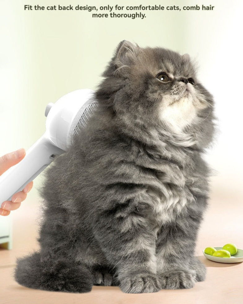 Self-Cleaning Cat Grooming Comb