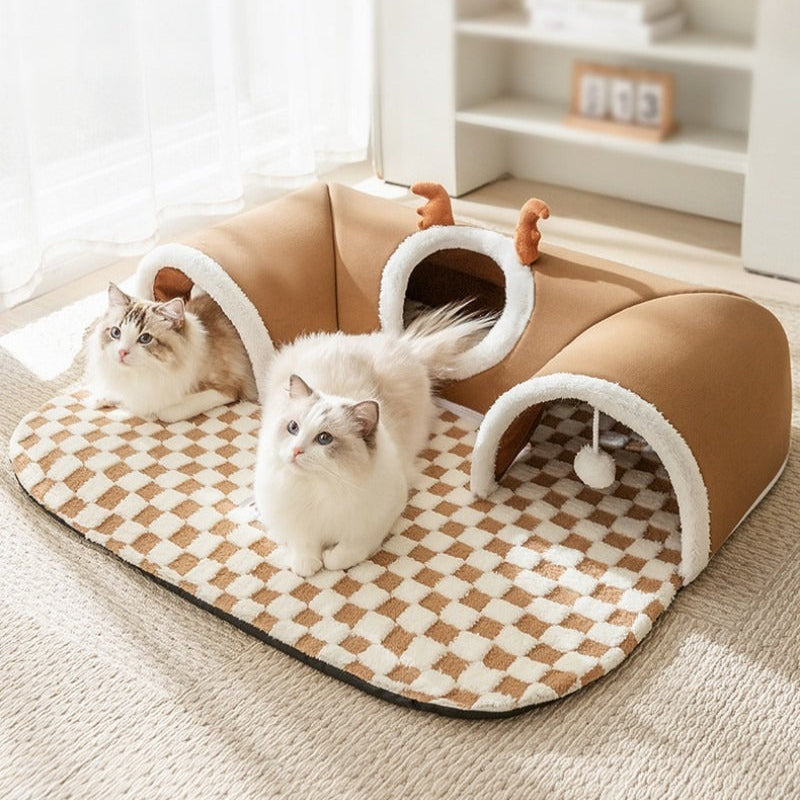 Play & Sleep Tunnel Cat Nest