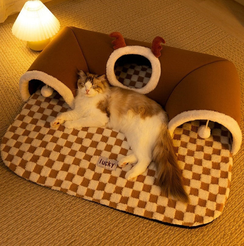 Play & Sleep Tunnel Cat Nest