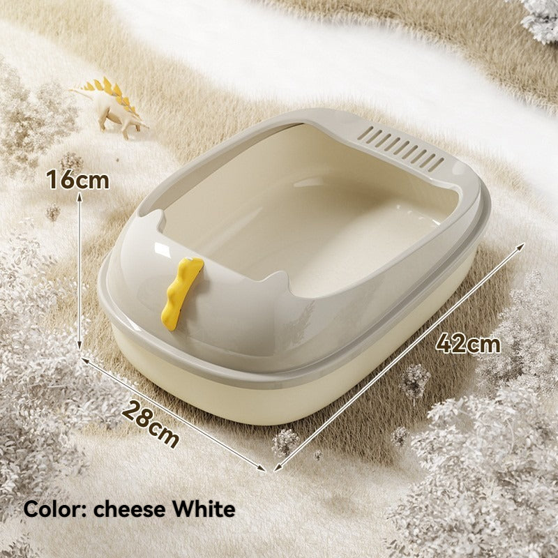 Semi-Closed Litter Box