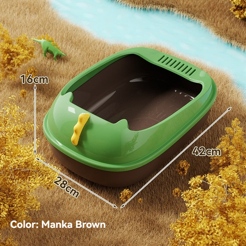 Semi-Closed Litter Box