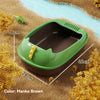 Semi-Closed Litter Box