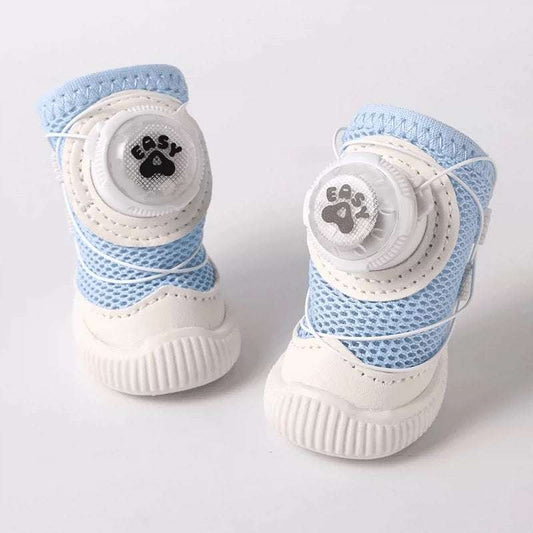 Dog Shoes with Rotating Buckle & Lights