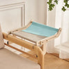 Wooden Window Adjustable Cat Hammock WigglyTailNeeds