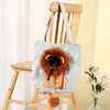 Soft Breathable Lion Design Pet Carrier WigglyTailNeeds