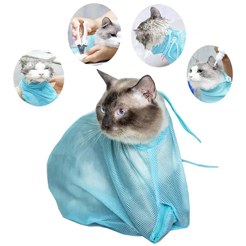 Cat Multifunctional Washing Shower, Pet Nail Trimming Bag YourCatGoodies