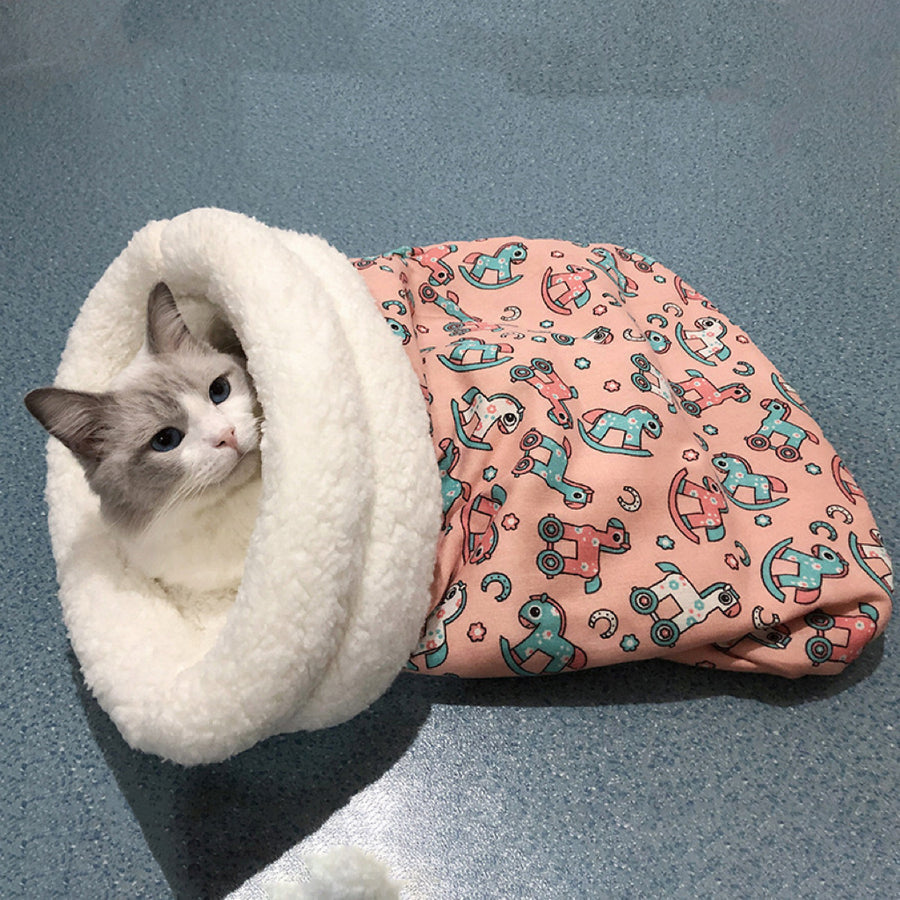 Warm Pet Sleeping Bag YourCatGoodies