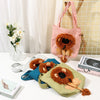 Soft Breathable Lion Design Pet Carrier WigglyTailNeeds