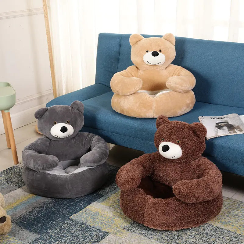 Cozy Bear Hug Pet Bed YourCatGoodies