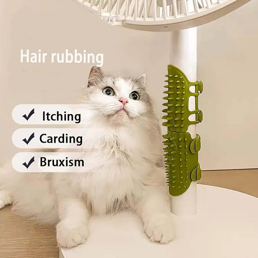 Cat Self Groomer Corner Scratcher YourCatGoodies