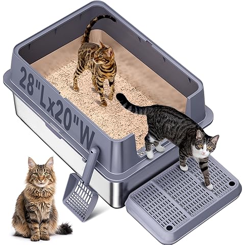 Stainless Steel Sifting Litter Box