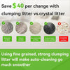Self cleaning litter box