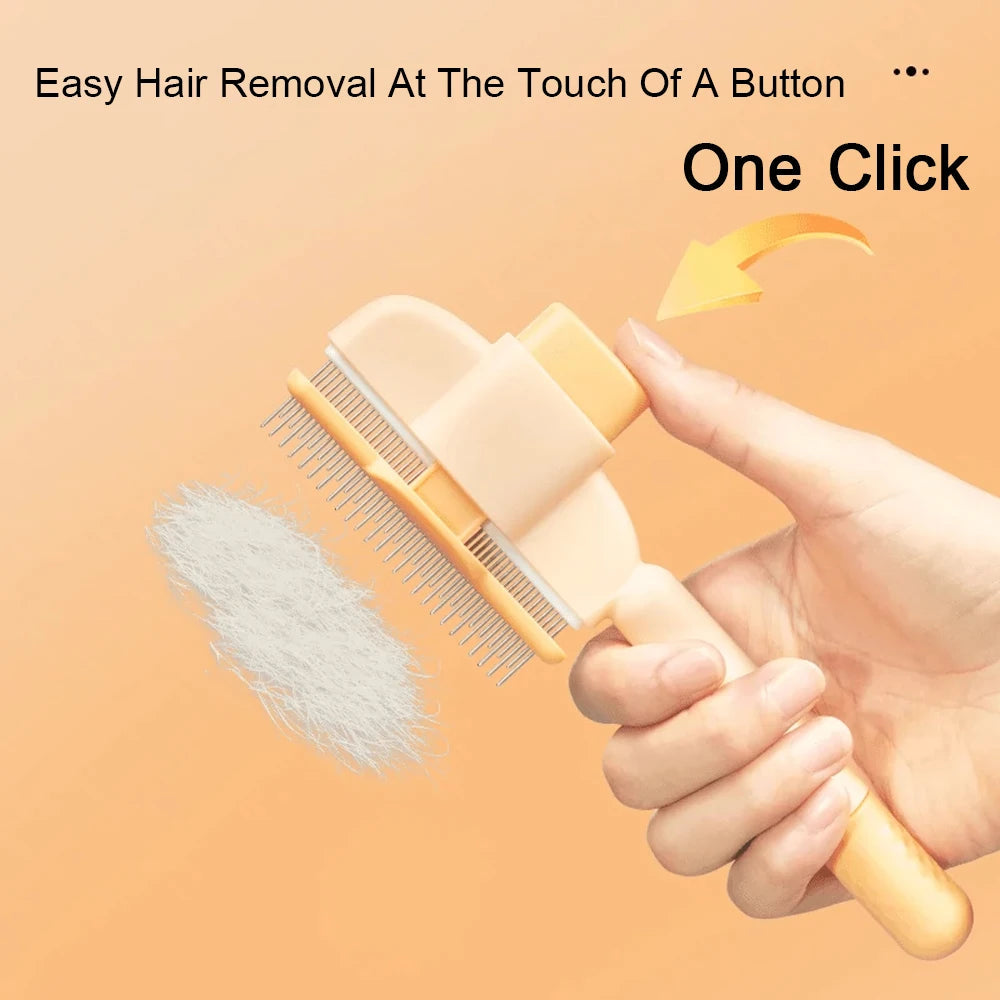 One-Click Self-Cleaning Brush YourCatGoodies