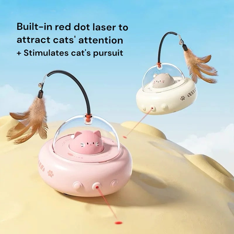 Cat SpaceShip Automatic Toy YourCatGoodies