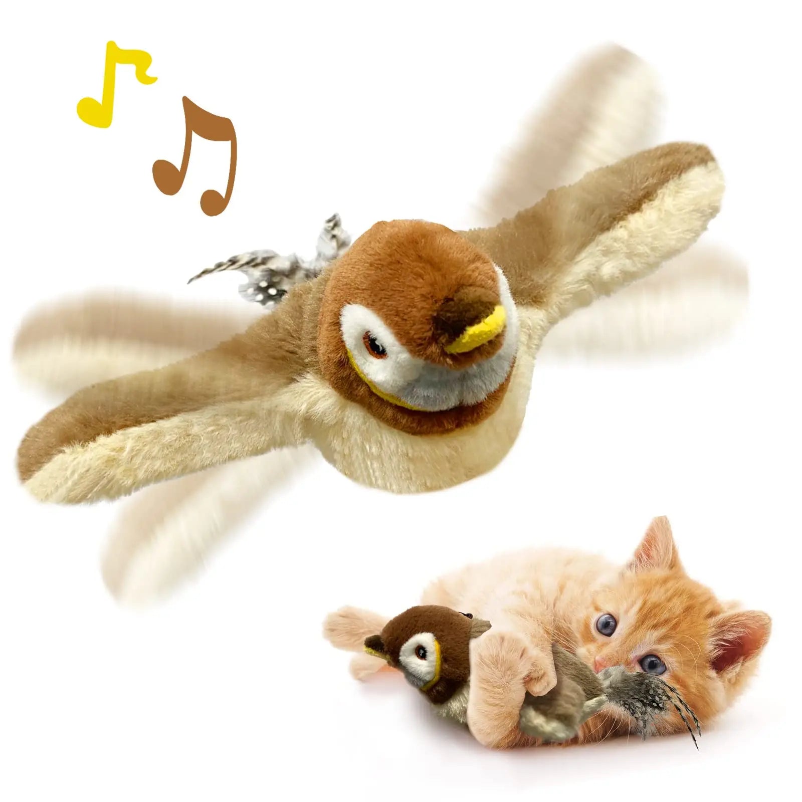 Interactive Flying Bird Cat Toy mutualdropshopping