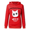 Cat Lovers Cuddle Pouch Hoodie YourCatGoodies