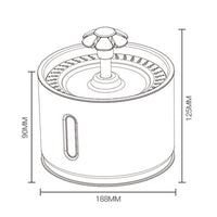 USB Powered Cat Water Fountain WigglyTailNeeds