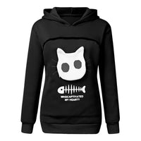 Cat Lovers Cuddle Pouch Hoodie YourCatGoodies