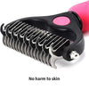 Pet Deshedding Brush WigglyTailNeeds