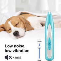 Pet Paw Trimmer with LED Light