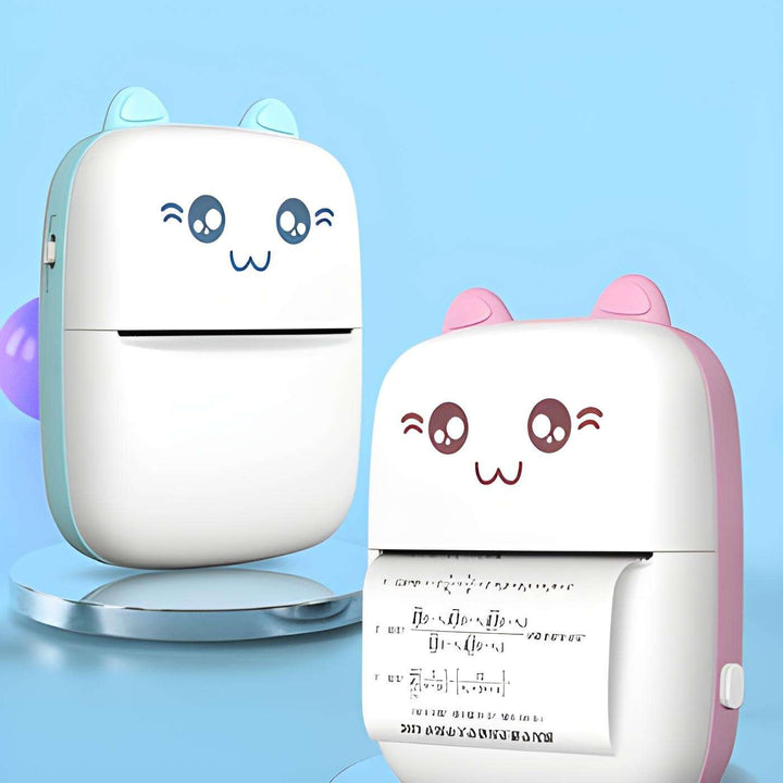 Cat Shape Mini Printer WigglyTailNeeds