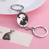 Cute Yin Yang Cat Keychain
