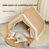 Cat House With Scratching Board