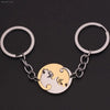 Cute Yin Yang Cat Keychain