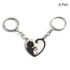 Cute Yin Yang Cat Keychain