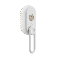 Steamy Grooming Brush With Handle WigglyTailNeeds