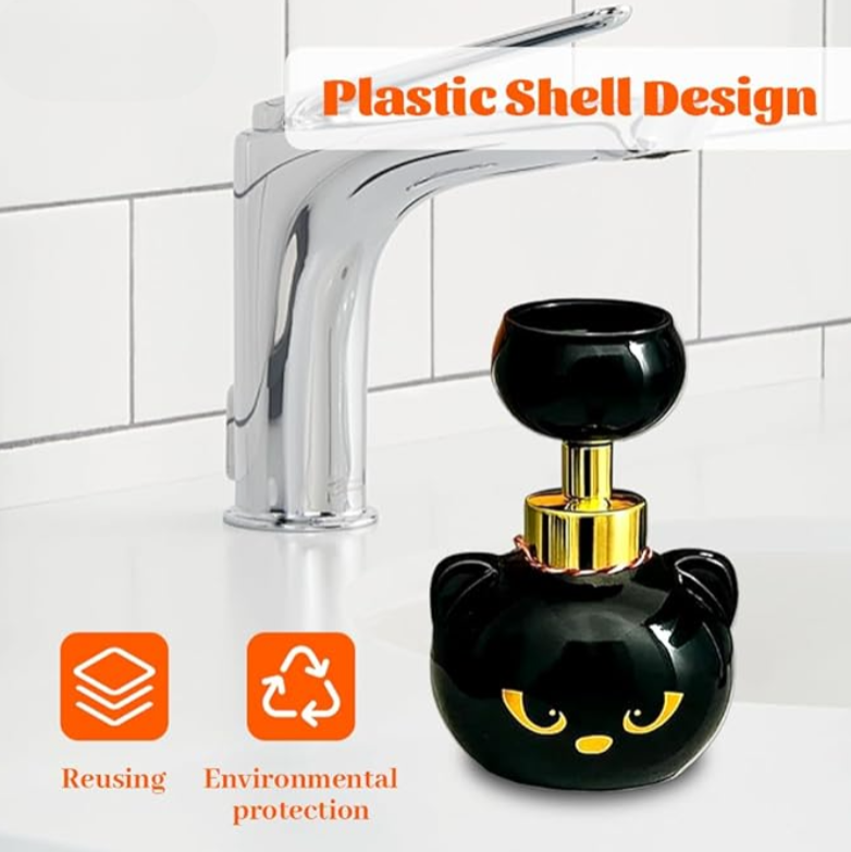 Cute Cat Pawprint Foam Soap Dispenser