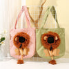 Soft Breathable Lion Design Pet Carrier WigglyTailNeeds