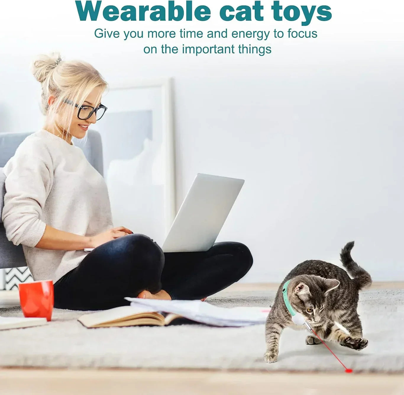 Automatic Cat Toys with Laser Light YourCatGoodies