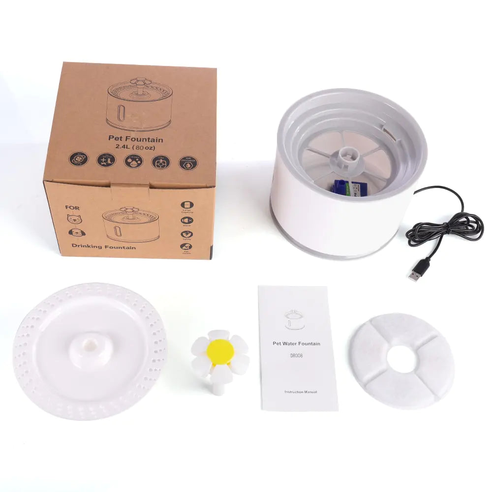 USB Powered Cat Water Fountain WigglyTailNeeds