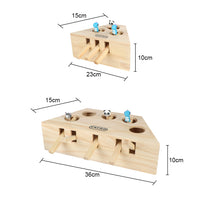 Peek-a-Boo Wooden Cat Toy YourCatGoodies