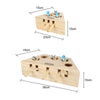 Peek-a-Boo Wooden Cat Toy YourCatGoodies