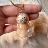 Transparent Cat Hair Storage Keychain