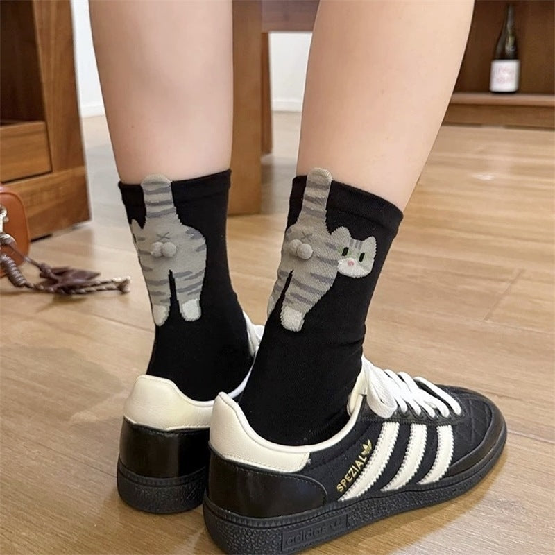 Funny Cat Butt Socks