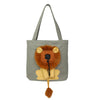 Soft Breathable Lion Design Pet Carrier WigglyTailNeeds