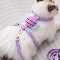 Bee Shape Cat Harness Traction Rope